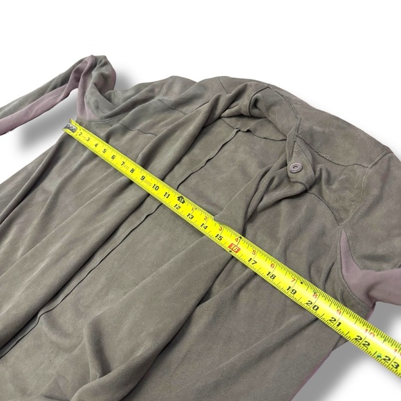 Blank NYC Greyish Taupe Drape Faux Suede Jacket Medium - Picture 5 of 10